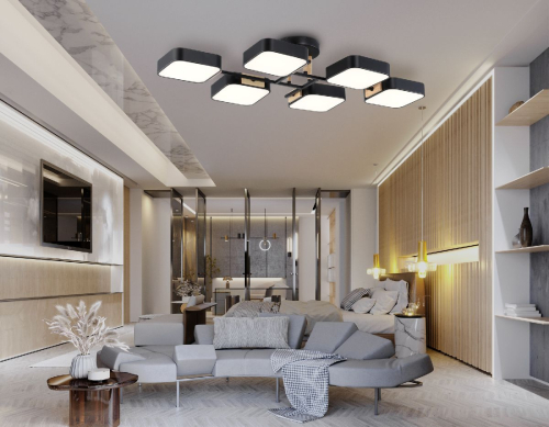 Потолочная люстра Ambrella Light Linetech Comfort FL4887 изображение в интернет-магазине Cramer Light фото 9