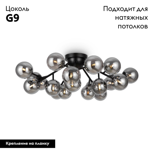 Потолочная люстра Maytoni Dallas MOD545CL-20B изображение в интернет-магазине Cramer Light фото 2