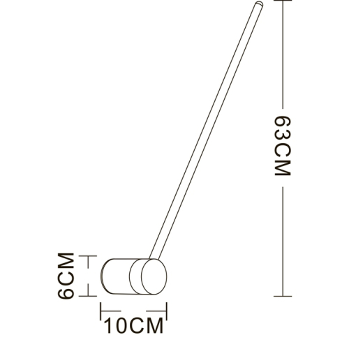 Настенный светильник Arte Lamp Polis A2027AP-1PB изображение в интернет-магазине Cramer Light фото 2