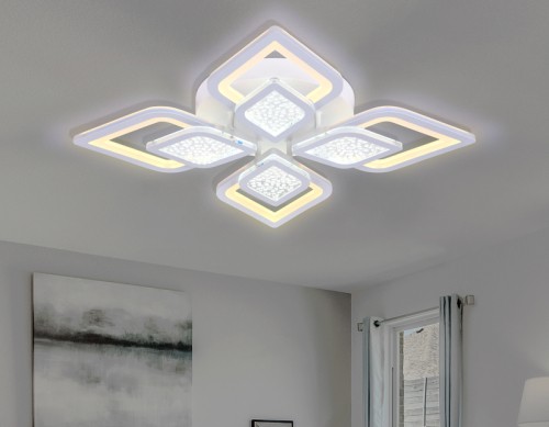 Потолочный светодиодный светильник Ambrella Light Acrylica FA4285 изображение в интернет-магазине Cramer Light фото 4