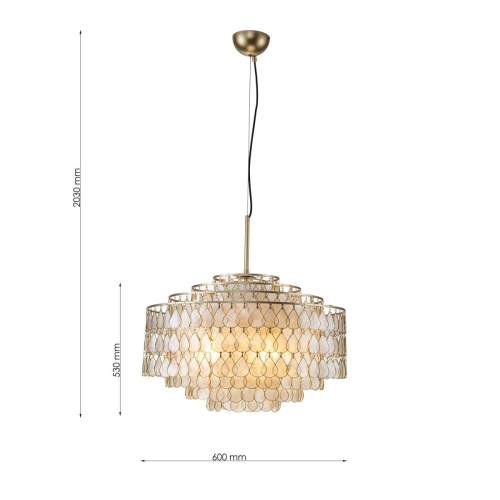 Подвесная люстра Favourite Mollitia 4763-6P изображение в интернет-магазине Cramer Light фото 3