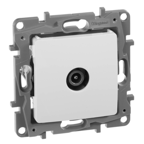 Розетка TV оконечная Legrand Etika белая 672265 дополнительное фото