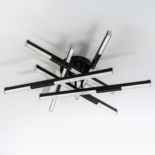 Потолочный светильник LED4U L5116-6 BK изображение в интернет-магазине Cramer Light фото 2