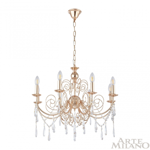 Подвесная люстра Arte Milano 345620/8 FGD изображение в интернет-магазине Cramer Light фото 3