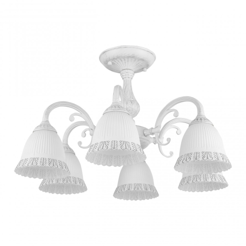 Потолочная люстра Arte Milano 347410/6 WT+SL изображение в интернет-магазине Cramer Light фото 5