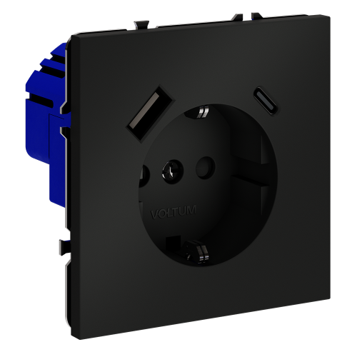 Розетка с USB, A+C Voltum S70 VLS040508 дополнительное фото фото 4