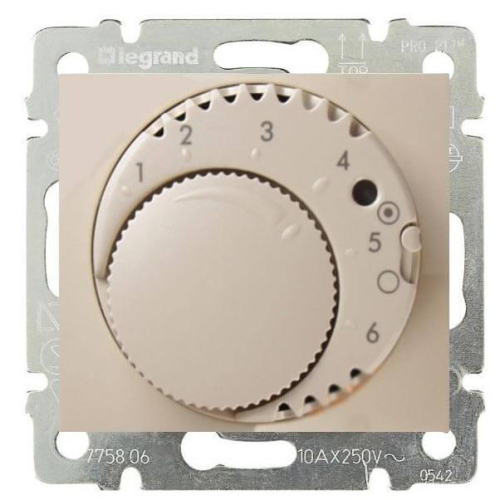 Термостат теплого пола Legrand Valena слоновая кость 774191 дополнительное фото