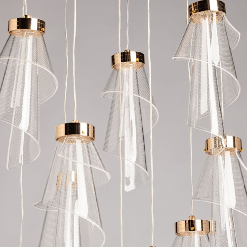 Каскадная люстра De Markt Конти 488013110 изображение в интернет-магазине Cramer Light фото 3