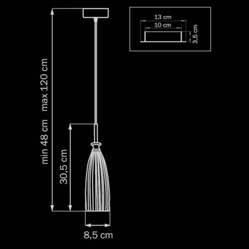 Подвесной светильник Lightstar Simple Light 810 810010 изображение в интернет-магазине Cramer Light фото 2