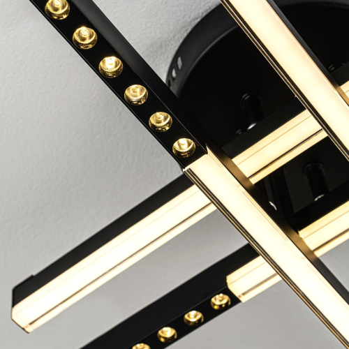 Потолочный светильник LED4U L5110-4 BK изображение в интернет-магазине Cramer Light фото 5