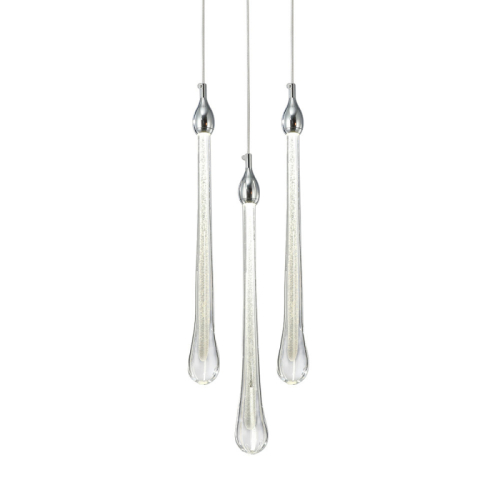 Подвесной светильник Delight Collection Teardrop OM801670-3-CH изображение в интернет-магазине Cramer Light