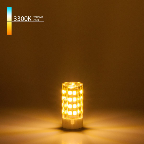 Лампа светодиодная Elektrostandard G4 7W 3300K прозрачная 4690389044786 изображение в интернет-магазине Cramer Light фото 2