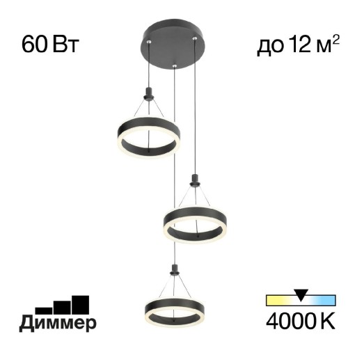 Подвесная люстра Citilux Дуэт CL719031 изображение в интернет-магазине Cramer Light фото 2