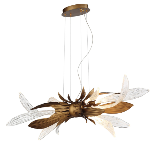 Подвесная люстра Delight Collection RP168416-11 bronze/clear изображение в интернет-магазине Cramer Light фото 2