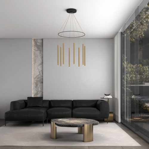 Подвесной светильник Eurosvet Pianto 301101 LED латунь a071444 изображение в интернет-магазине Cramer Light фото 2