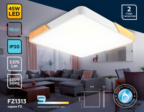 Потолочный светильник Ambrella Light Design FZ1313 изображение в интернет-магазине Cramer Light фото 2