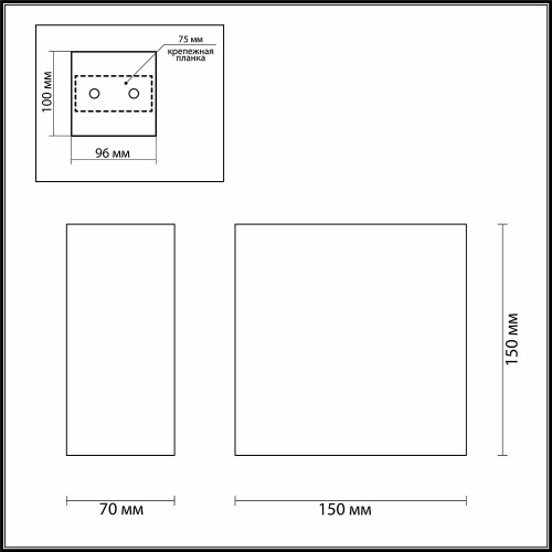 Настенный светильник Odeon Light Gips 3883/1W изображение в интернет-магазине Cramer Light фото 2