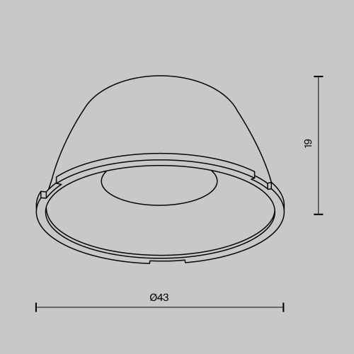 Линза Maytoni Alfa led LensD43-24 изображение в интернет-магазине Cramer Light фото 5