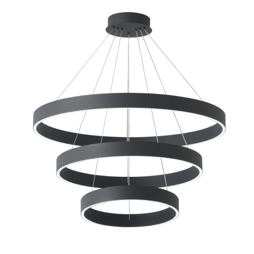 Подвесная люстра Crystal Lux TRON SP158W LED BLACK изображение в интернет-магазине Cramer Light фото 9