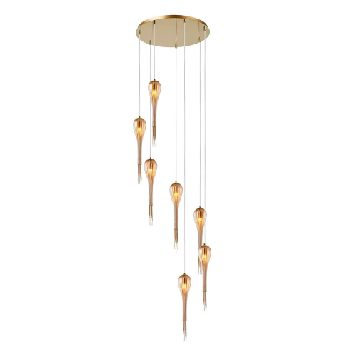 Каскадная люстра Arte Lamp Waterfall A1577SP-7GO изображение в интернет-магазине Cramer Light фото 2