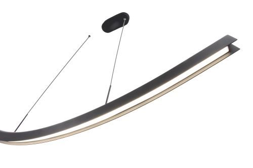 Подвесной светодиодный светильник Mizi`en MZ31505-1500A-black изображение в интернет-магазине Cramer Light фото 2