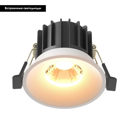 Встраиваемый светильник Maytoni Round DL058-12W2.7K-W изображение в интернет-магазине Cramer Light фото 2