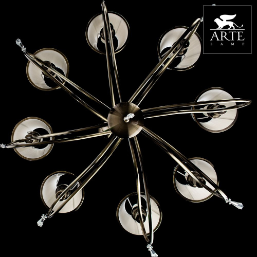 Подвесная люстра Arte Lamp Logico A1035LM-8AB изображение в интернет-магазине Cramer Light фото 2