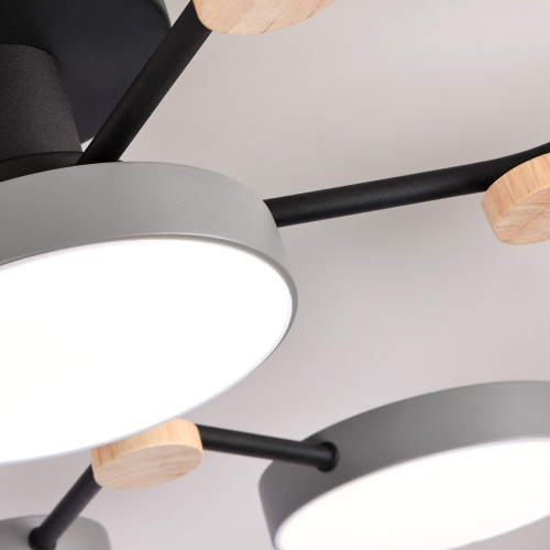 Потолочная люстра LED4U L3201-780 GR изображение в интернет-магазине Cramer Light фото 5