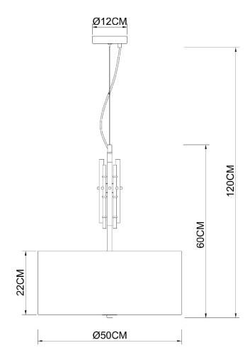 Подвесной светильник Arte Lamp Taygeta A4097SP-5CC изображение в интернет-магазине Cramer Light фото 2