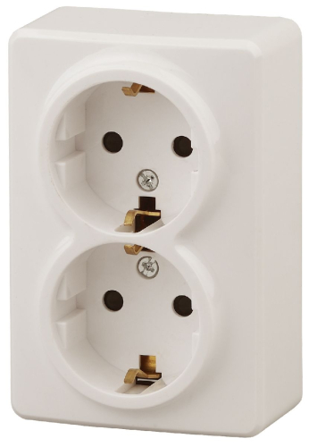 Розетка 2P+E Schuko Эра 11-2205-02 Б0020692 дополнительное фото