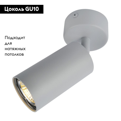 Спот Arte Lamp A3216PL-1GY изображение в интернет-магазине Cramer Light фото 2