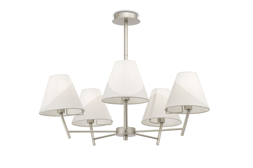 Люстра на штанге Freya Vanessa FR5084PL-05G изображение в интернет-магазине Cramer Light фото 3