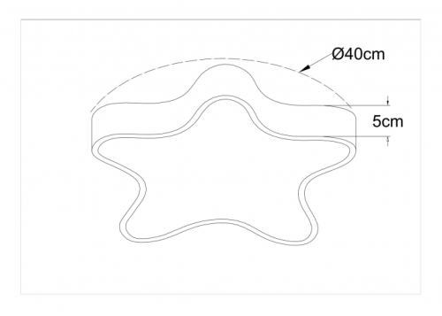 Потолочный светодиодный светильник Arte Lamp Stella A2518PL-1WH изображение в интернет-магазине Cramer Light фото 4