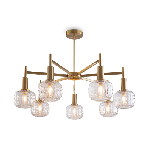 Люстра на штанге Freya Fero FR5366CL-07BS изображение в интернет-магазине Cramer Light фото 2