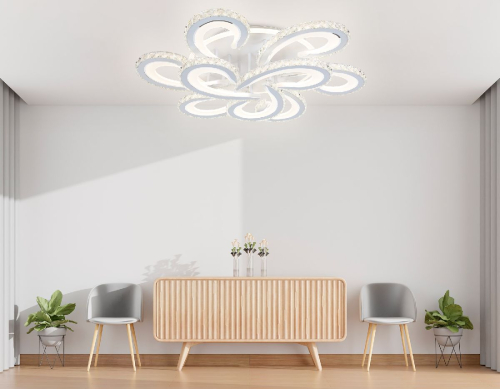Потолочная люстра Ambrella Light Acrylica Ice FA1704 изображение в интернет-магазине Cramer Light фото 7