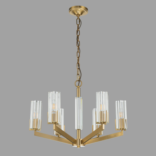 Подвесная люстра Belfast Malone 6035-6 BR CL изображение в интернет-магазине Cramer Light фото 5