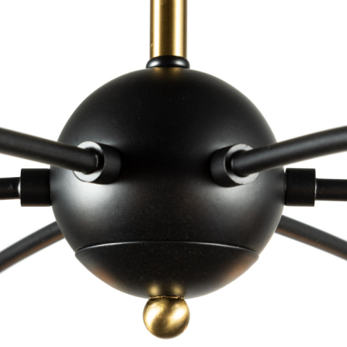 Люстра на штанге ARTE Lamp A1963PL-6BK изображение в интернет-магазине Cramer Light фото 3