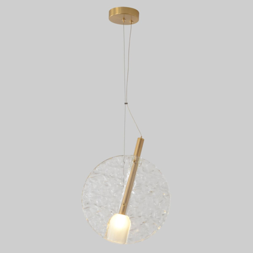 Подвесной светильник Crystal Lux FROZEN SP1 BRASS изображение в интернет-магазине Cramer Light фото 3