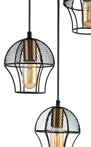 Подвесная люстра Indigo Pallo 10011/3P Black V000187 изображение в интернет-магазине Cramer Light фото 2