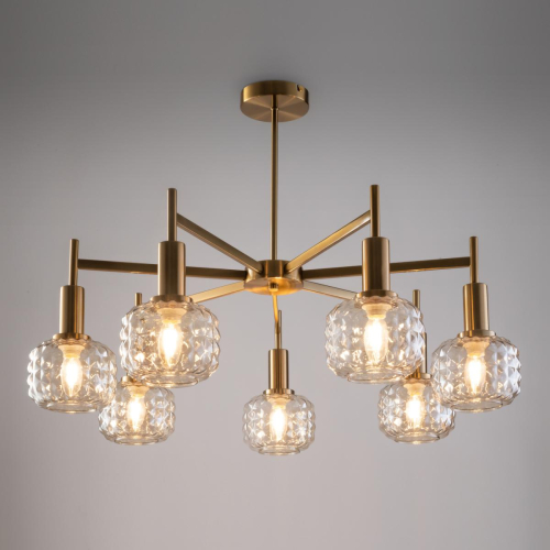 Люстра на штанге Freya Fero FR5366CL-07BS изображение в интернет-магазине Cramer Light фото 6