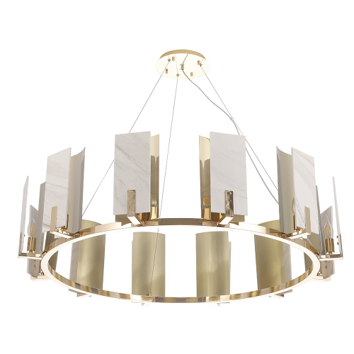 Подвесная люстра Crystal Lux DELUXE SP12 изображение в интернет-магазине Cramer Light фото 7