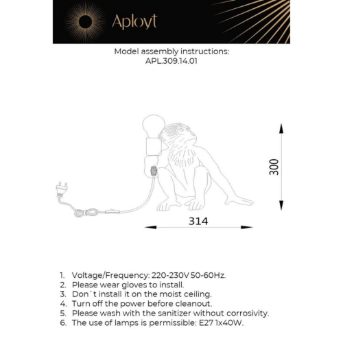Настольная лампа Aployt Magali APL.309.14.01 изображение в интернет-магазине Cramer Light фото 13