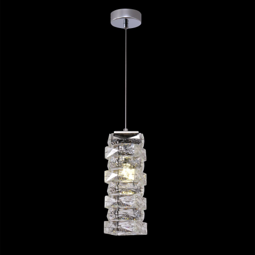 Подвесной светильник Crystal Lux ROLANDO SP1.3 CHROME изображение в интернет-магазине Cramer Light фото 3
