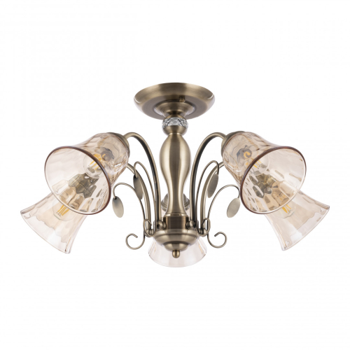 Потолочная люстра Arte Milano 346700/5 AB изображение в интернет-магазине Cramer Light