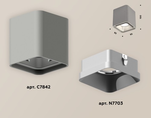 Накладной светильник Ambrella Light Techno XS7842003 изображение в интернет-магазине Cramer Light фото 4