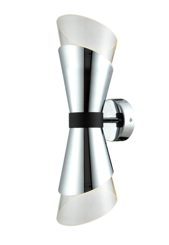 Бра Crystal Lux Gris GRIS AP2 CHROME дополнительное фото фото 2