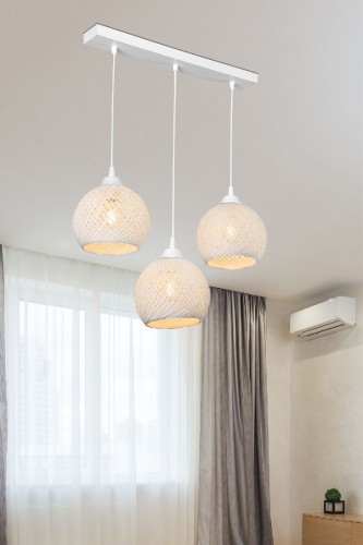 Подвесной светильник Toplight Lizbeth TL1612L-03WH изображение в интернет-магазине Cramer Light фото 3