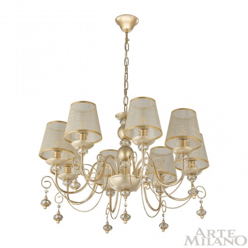 Подвесная люстра Arte Milano 347620/8 FGD изображение в интернет-магазине Cramer Light фото 4