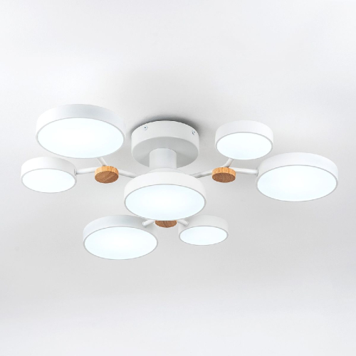 Потолочная люстра LED4U L3201-700 WT изображение в интернет-магазине Cramer Light фото 3
