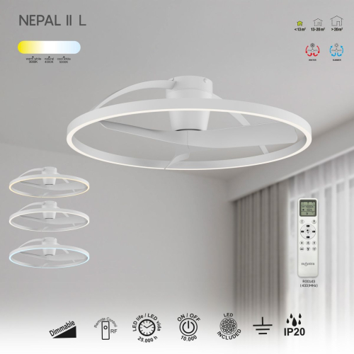 Люстра-вентилятор Mantra Nepal 9485 изображение в интернет-магазине Cramer Light фото 6